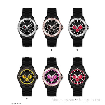 2014 Fashion 12 Colors Silicone Japenese Movement Watch, Latest Girl Watch
